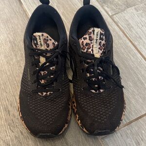 Brooks Black Leopard Women's Shoes